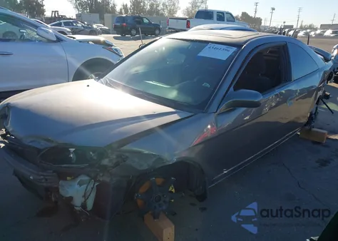 2005 Honda Civic Ex from USA, damaged, VIN 1HGEM22955L002190